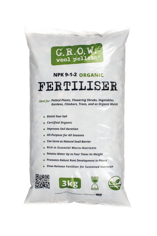 G.R.O.W Wool Pellets 3KG