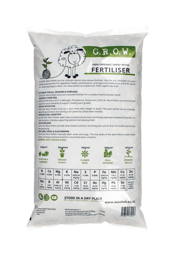 G.R.O.W Wool Pellets 3KG - Image 2